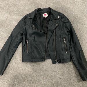 Girls pleather jacket
